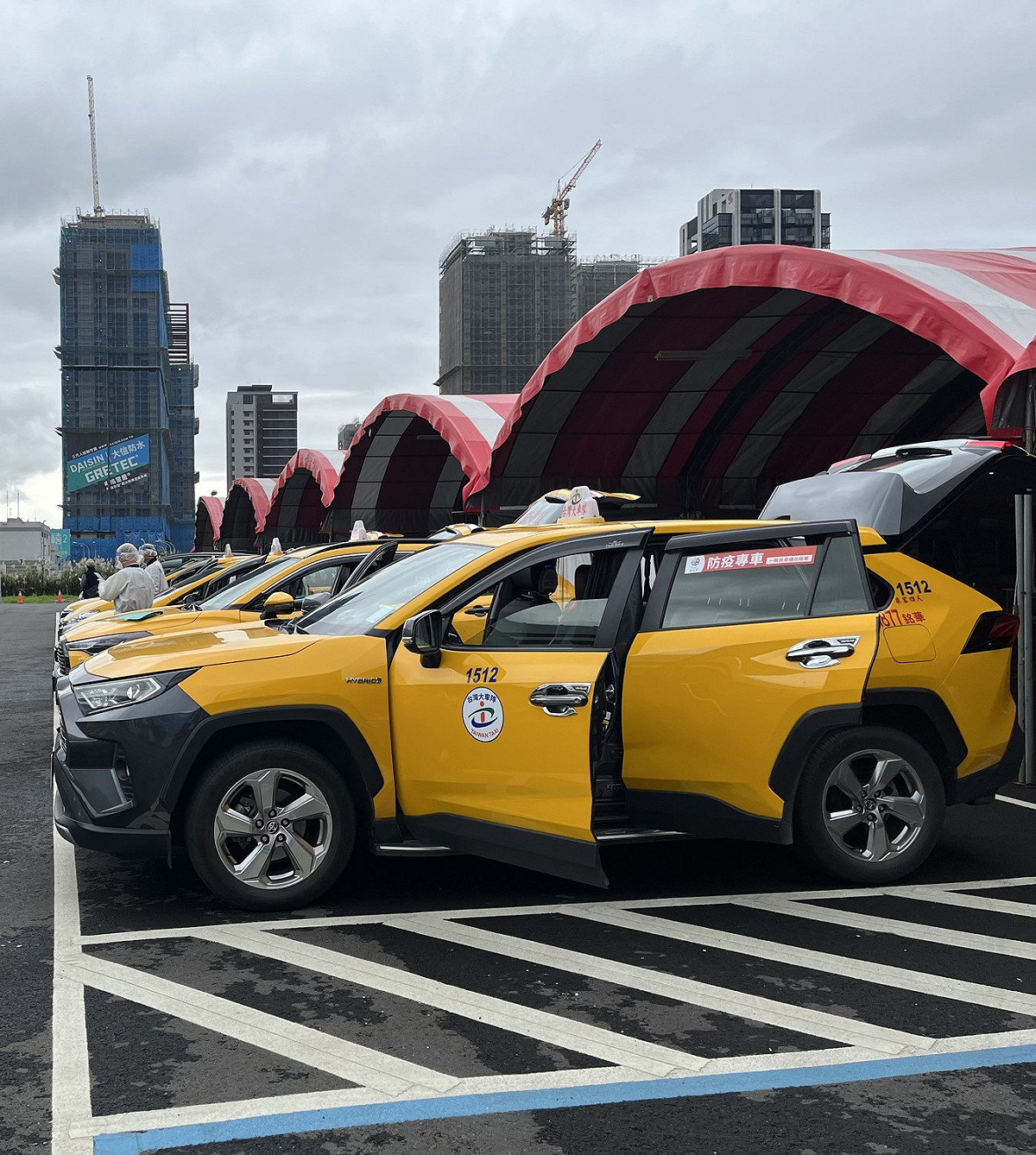 防疫計程車。 圖：新北市交通局提供