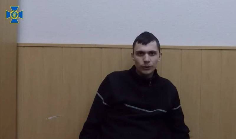 烏克蘭國家安全局發布一段宣稱是俄羅斯戰俘「講述同袍濫殺烏克蘭平民過程」的影片。 圖：翻攝烏克蘭國家安全局臉書