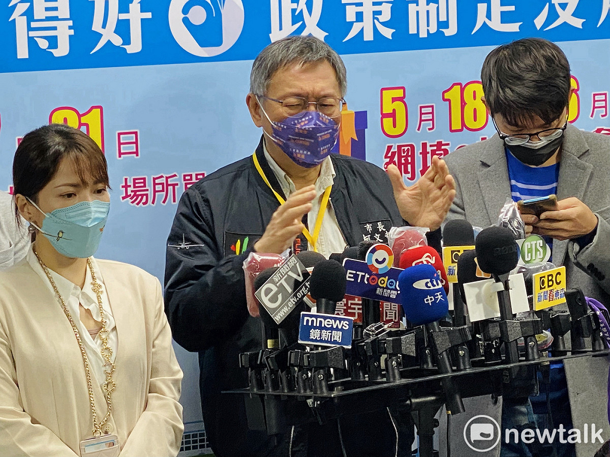 台北市長柯文哲。 圖：周煊惠 / 攝