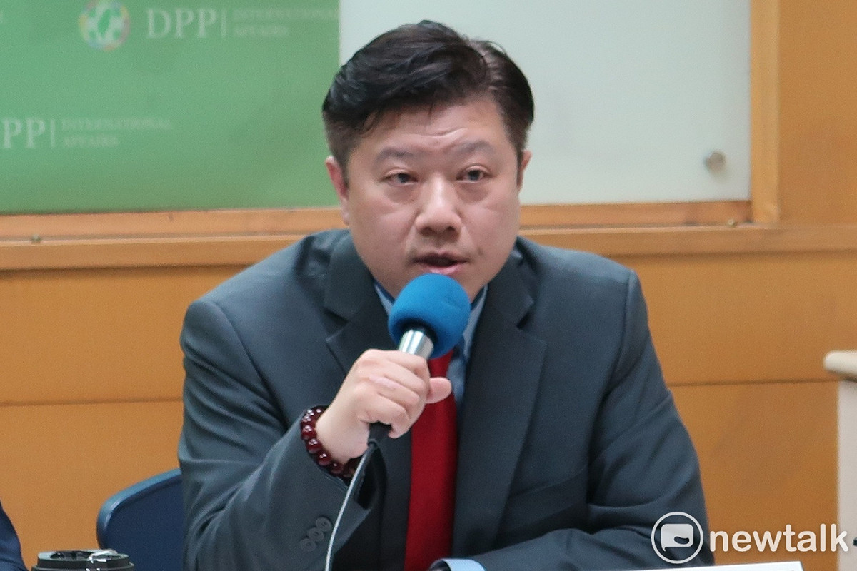 民進黨中國事務部主任吳峻誌 圖：林朝億/攝