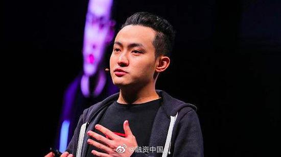波場 TRON 創辦人孫宇晨。 圖：翻攝自新浪微博