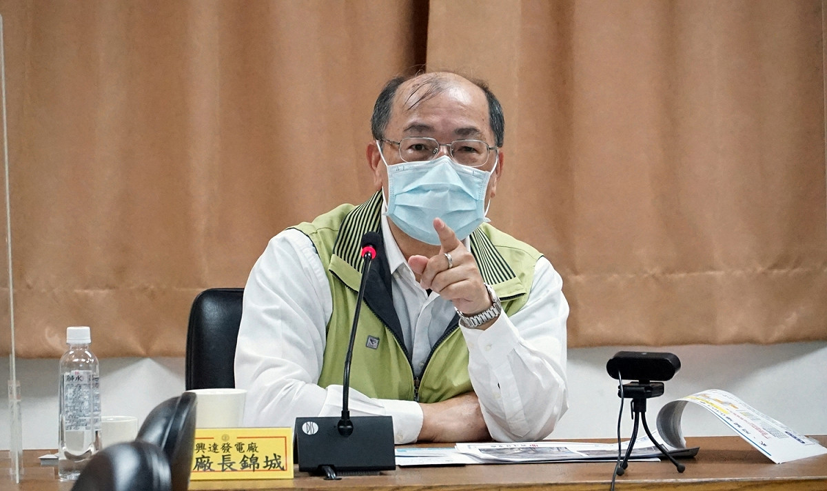 興達電廠新廠長黃錦城。 圖：高雄市經發局提供