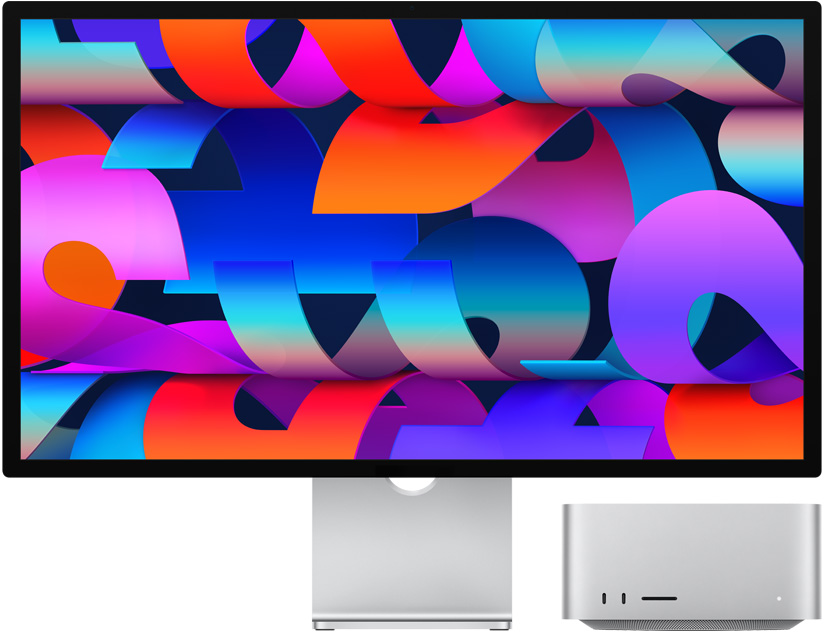 將來用戶如要選購高階桌面電腦，可能需考慮剛推出的新產品Mac Studio及Studio Display組合。 圖：翻攝自Apple官網