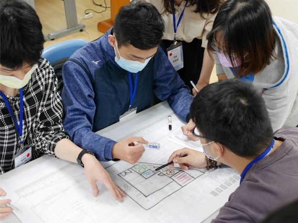 建築配置實作。 圖：新北市都更處提供