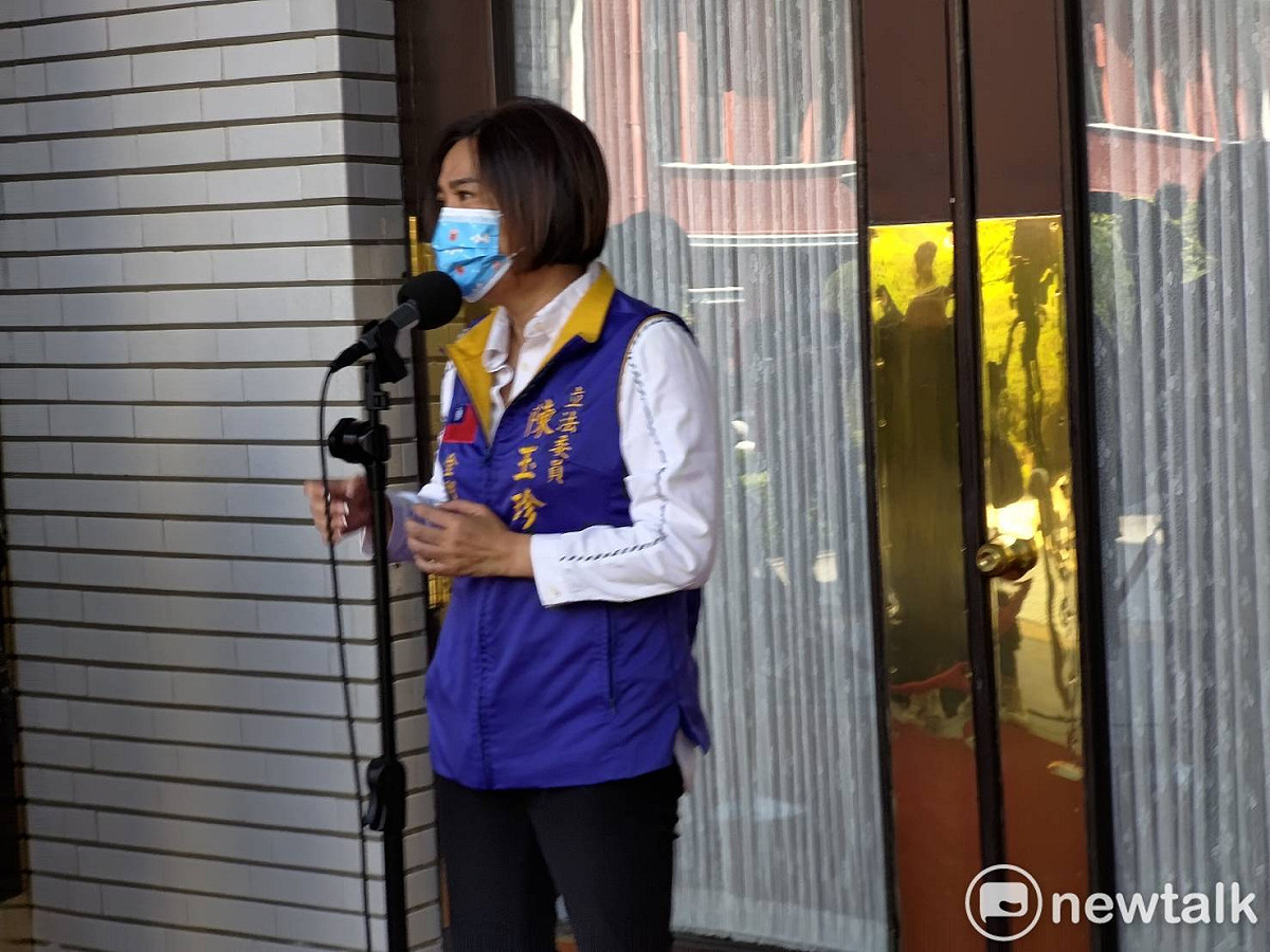 國民黨立委陳玉珍。 圖：黃建豪/攝