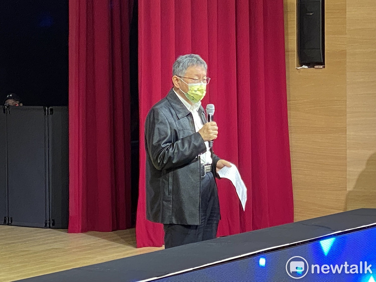 台北市長柯文哲。 圖：周煊惠 / 攝