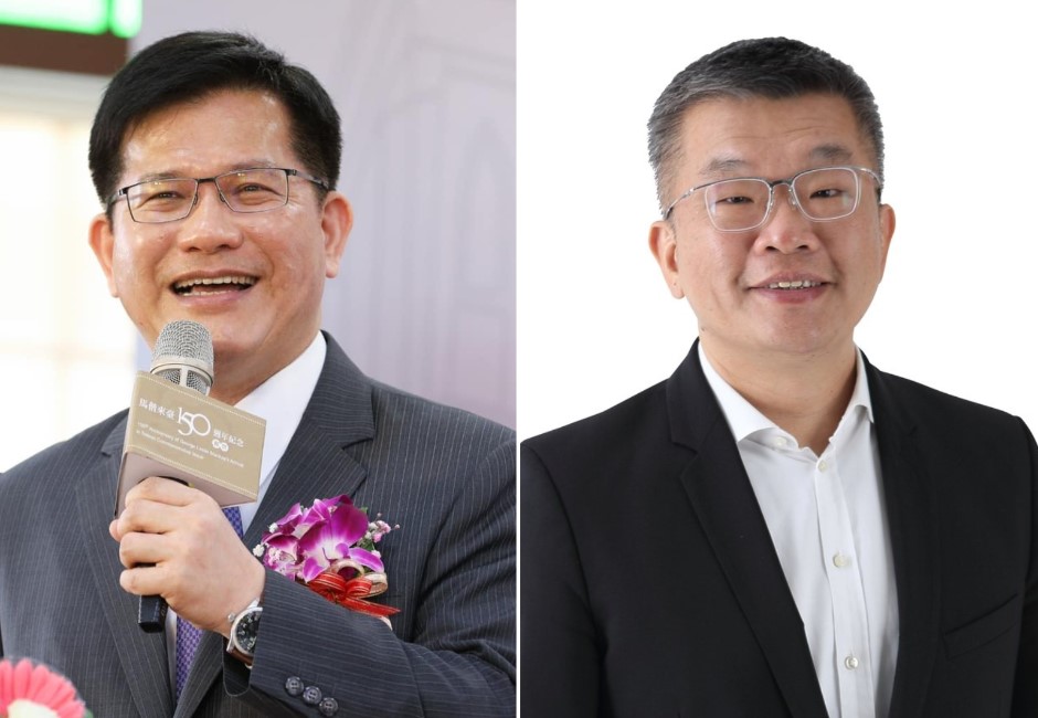 前交通部長林佳龍表示，地方大老希望蔡其昌表態參選、並辭立法院副院長 圖：林佳龍、蔡其昌臉書