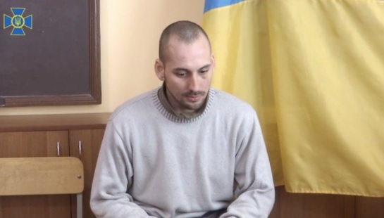 俄軍戰俘透露若逃跑棄戰，就會被俄國督戰隊射殺。 圖:翻攝自СБ України推特