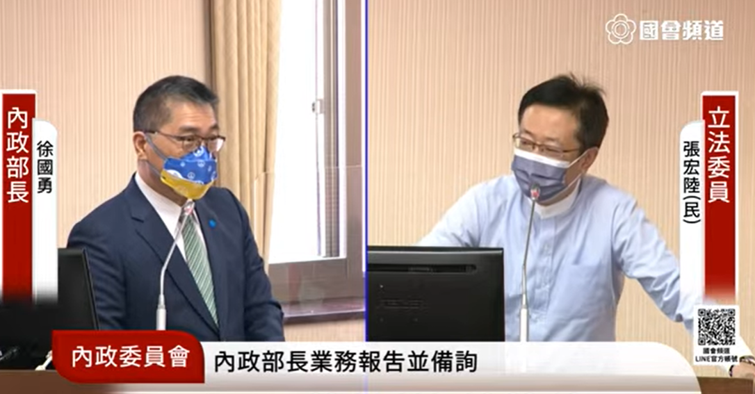 徐國勇坦言，民防人力確實不足，「不用騙人」，且年齡偏大。 圖:國會頻道