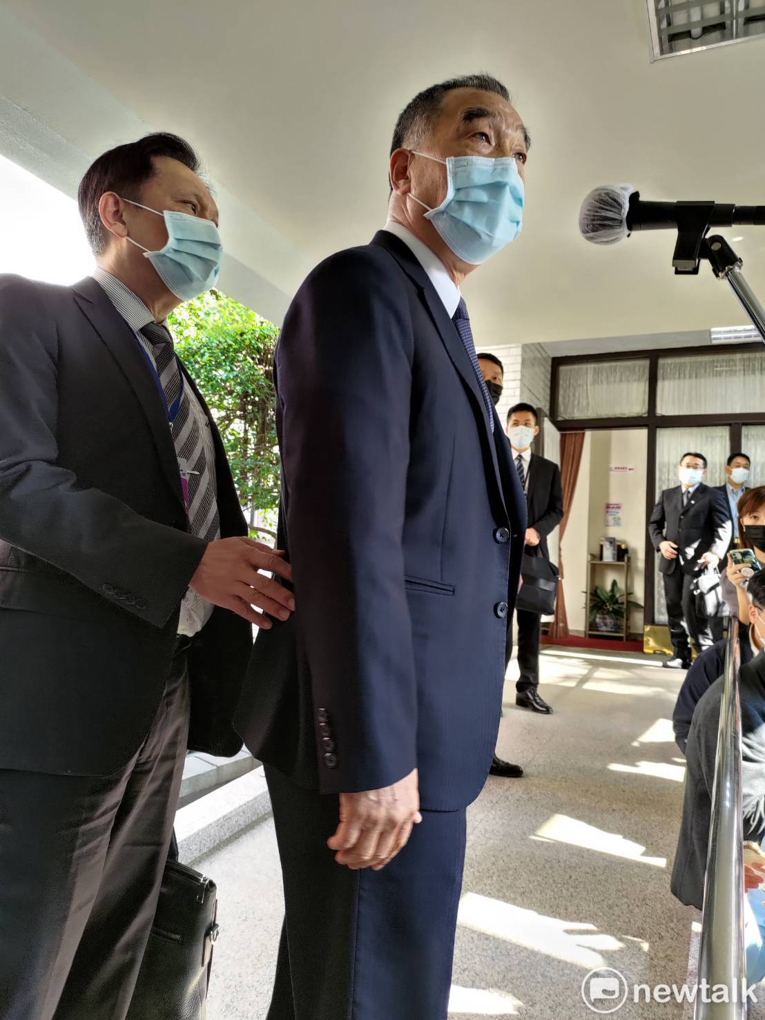 國防部長邱國正。 圖：黃建豪/攝