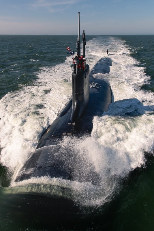 美國海軍第21艘維吉尼亞級核動力攻擊潛艦「蒙大拿號 (SSN-794)」。 圖：翻攝亨廷頓·英格爾斯工業(HII)官網