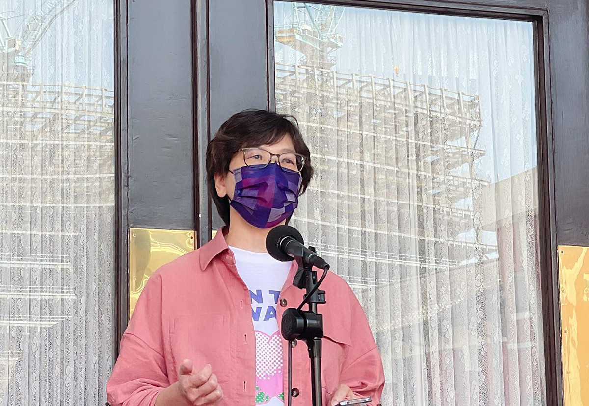 台灣民眾黨選戰小組召集人、立委蔡壁如表示民調看看就好，不必當真。 圖：擷取自蔡壁如臉書