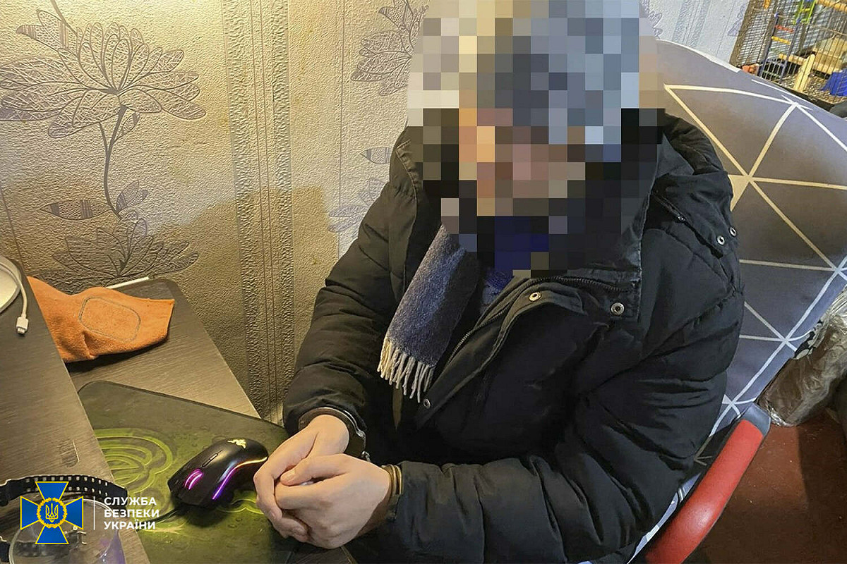 烏克蘭安全局昨日在FB上表示，他們拘留了一名駭客，他通過烏克蘭的電話網路向俄羅斯軍隊提供技術援助。  圖：翻攝自烏克蘭安全局Facebook