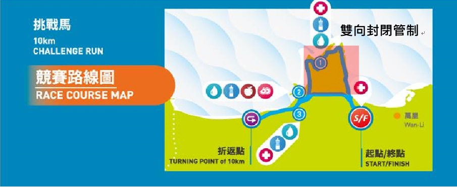 競賽路線圖-挑戰馬。 圖：新北市交通局提供