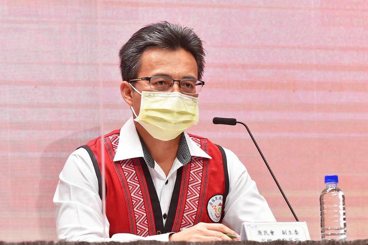 原民會副主委谷縱·喀勒芳安。 圖：行政院提供