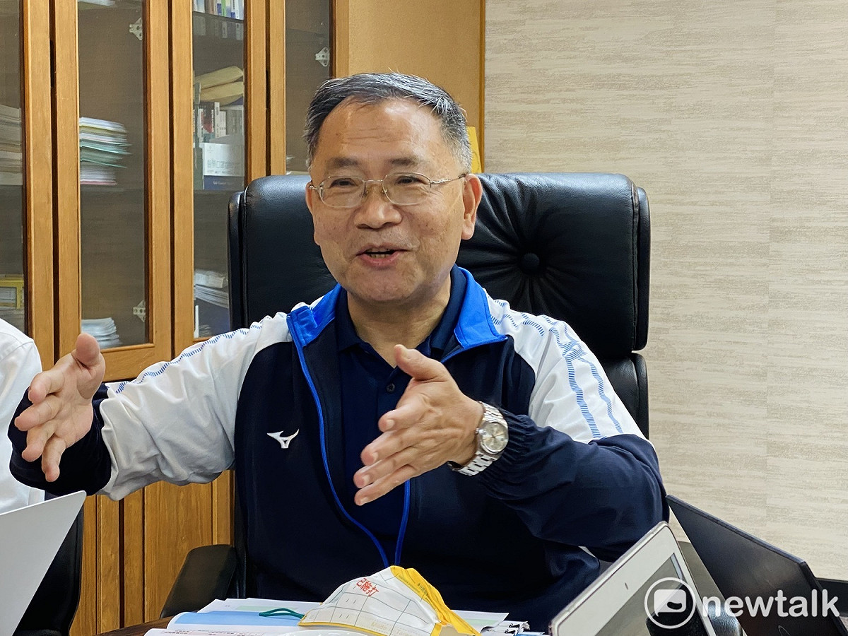 台北市副市長蔡炳坤7月11日突然因血型腦中風倒下。 圖：周煊惠 / 攝（資料照片）