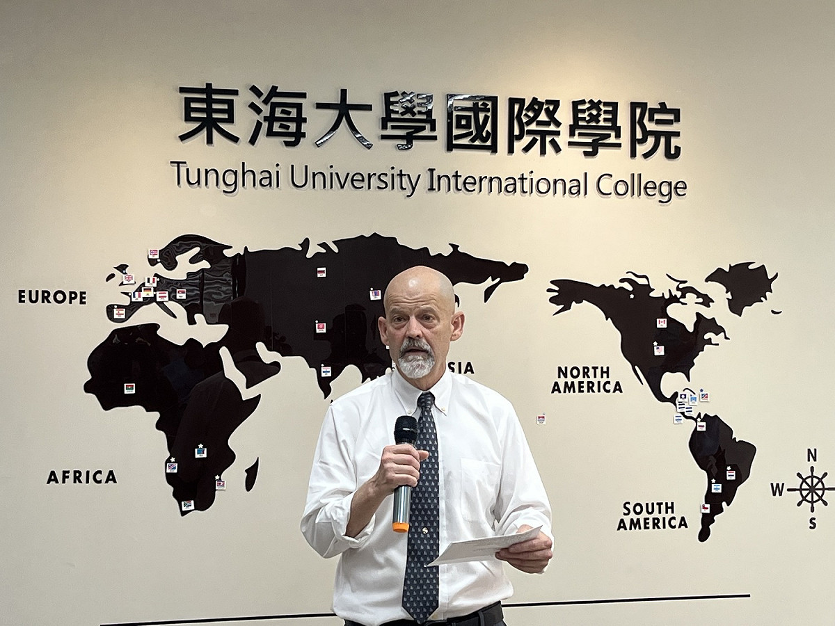東海大學國際學院院長幸雅各（Dean James Sims）。 圖片來源/東海大學提供