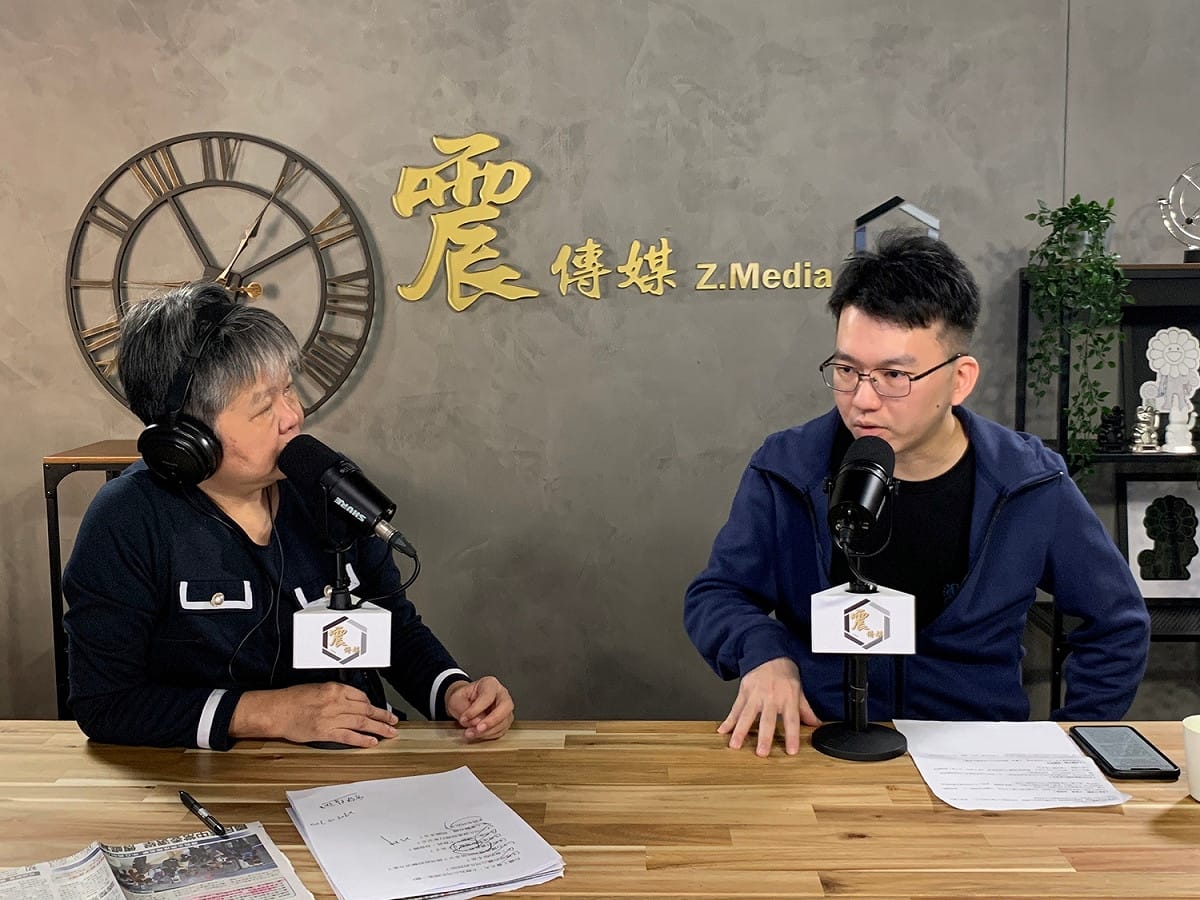 台鐵工會理事長王傑17日接受黃光芹訪問 圖：震傳媒提供