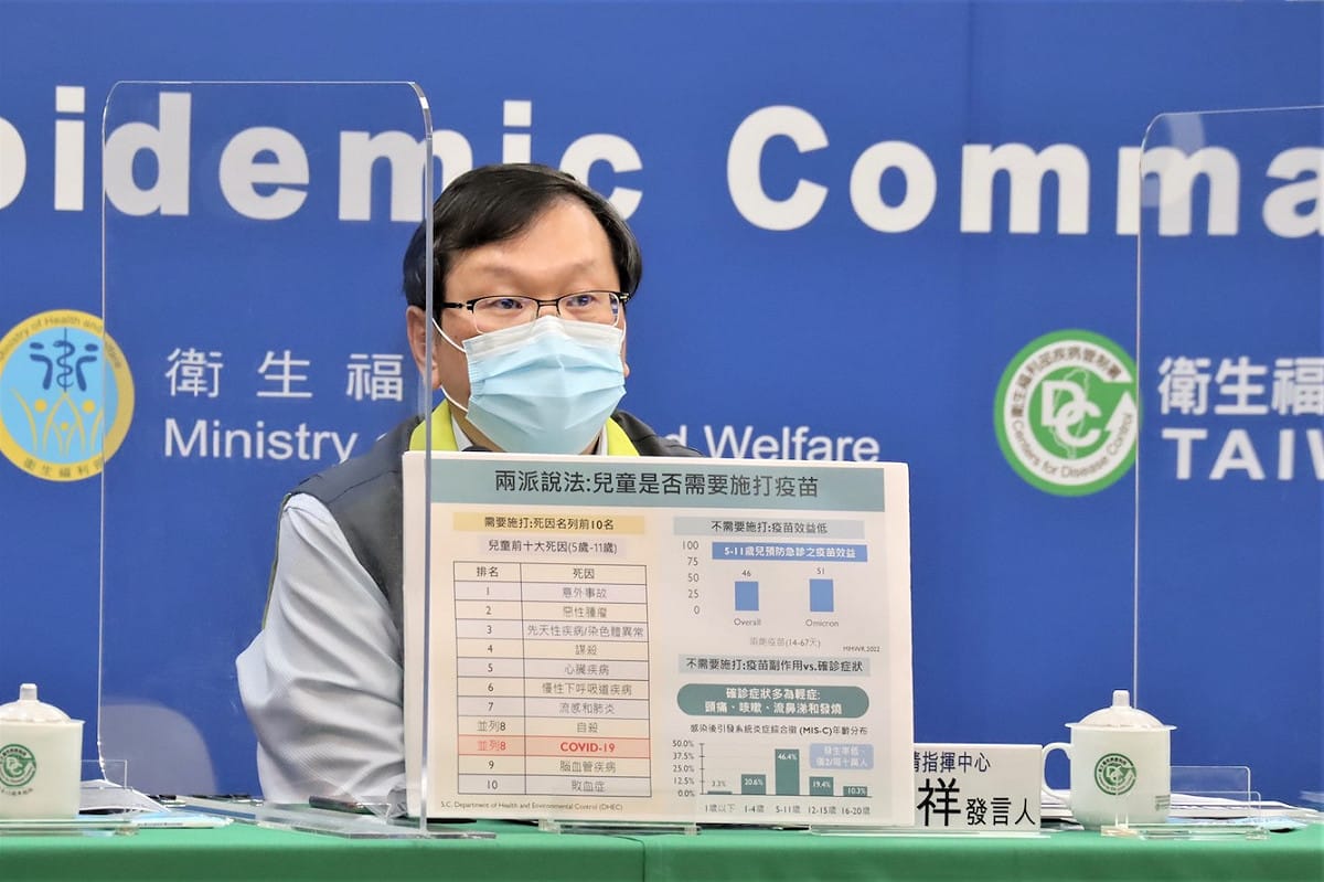 中央流行疫情指揮中心發言人莊人祥 圖：中央流行疫情指揮中心/提供