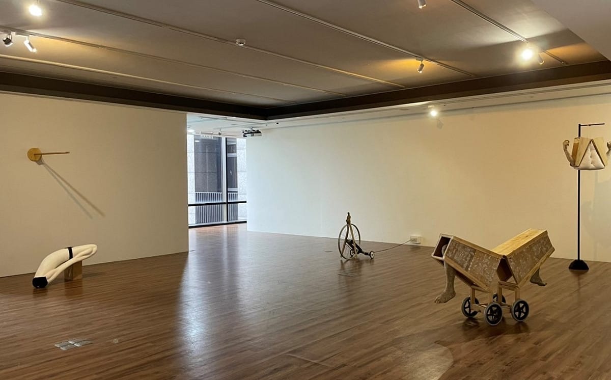 「肉身欲言」雕塑聯展即日起至4月17日在新板藝廊展出，歡迎民眾共同參與。 圖：新北市文化局提供
