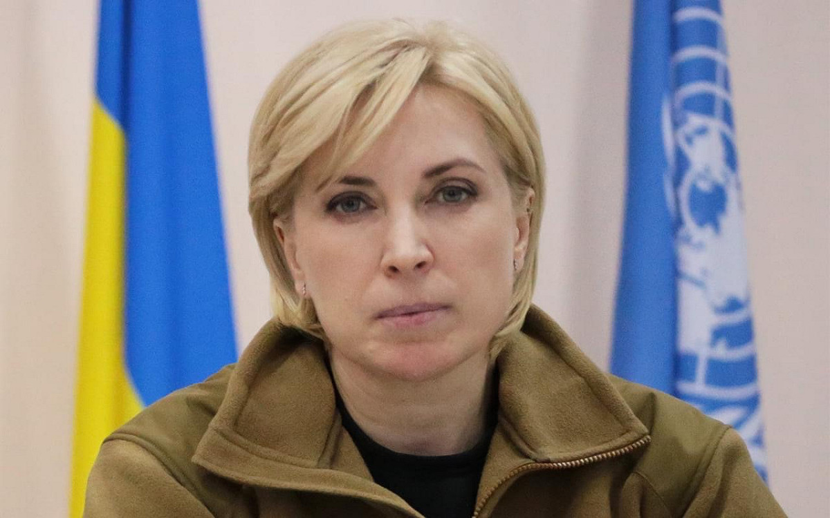 俄軍朝頓巴斯地區進攻，烏克蘭副總理韋列舒克（Iryna Vereshchuk）警告當地民眾盡速撤離。 圖：擷取自韋列舒克臉書（資料照）