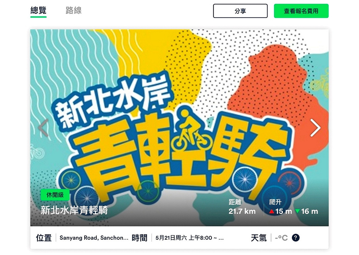 新北水岸青輕活動開始報名。 圖：新北市水利局/提供