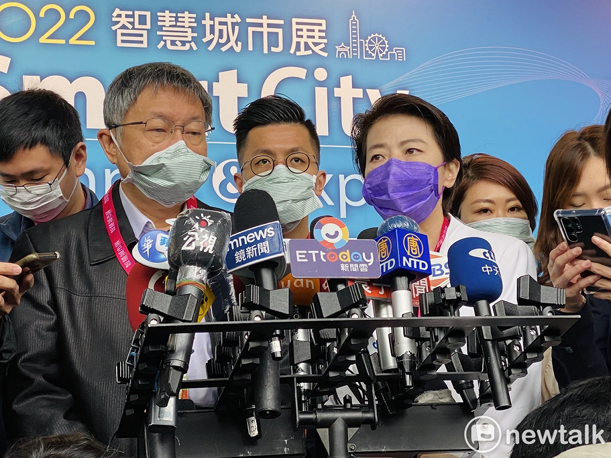 台北市長柯文哲、副市長黃珊珊。 圖：周煊惠 / 攝
