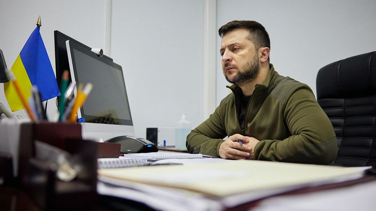 烏克蘭總統澤連斯基。 圖：翻攝Володимир Зеленський推特