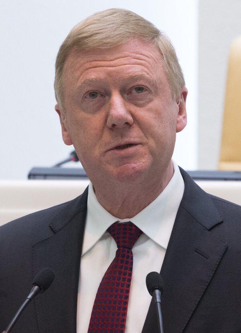 俄羅斯國際特使邱貝斯（Anatoly Chubais）辭職走人。 圖：取自維基共享資源；作者Rachel Malehorn，CC BY-SA 4.0）