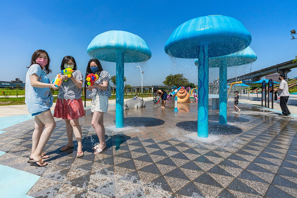 海月水母，拍照最吸晴。 圖：新北市水利局提供