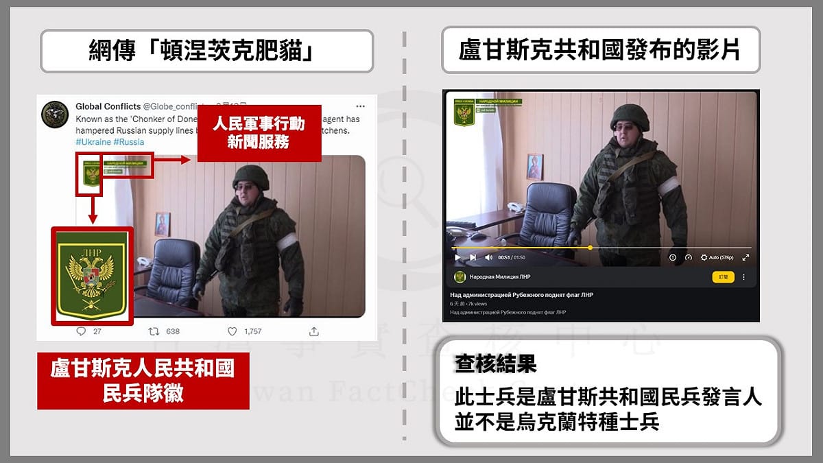 網傳照片比對圖 圖：取自台灣事實查核中心