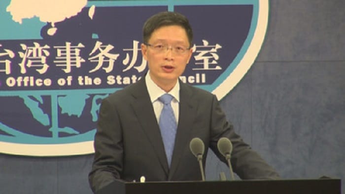 中國國台辦發言人安峰山29日表示，國台辦與陸委會的聯繫溝通機制、海協會與海基會協商談判機制的停擺，責任完全在台灣一方。 圖：中央社資料照片
