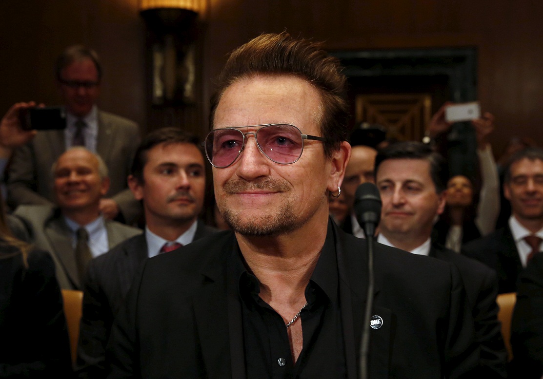 U2主唱Bono在《紐約時報》上撰文表示，逃離敘利亞的難民絕對不只是中東問題，也是歐洲的問題、美國的問題和全世界的問題。 圖：達志影像/路透社
