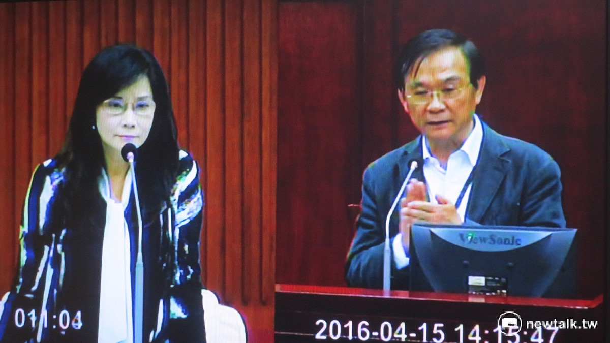 市議員秦慧珠質詢指出，北市校園電子圍籬誤報率竟達9成，要求教育部檢討改進。 圖：呂佳峻/攝