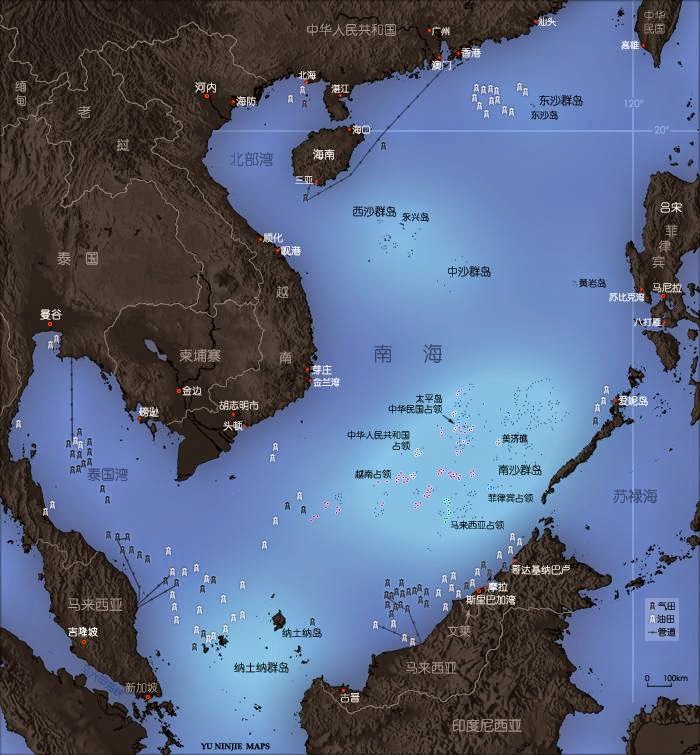 針對中國是否會在結果出爐後劃設南海防空識別區，對此，中國國防部發言人吳謙30日僅說，「是否與何時劃設防空識別區，取決於是否面臨空中安全威脅及威脅程度。」 圖：翻攝維基百科
