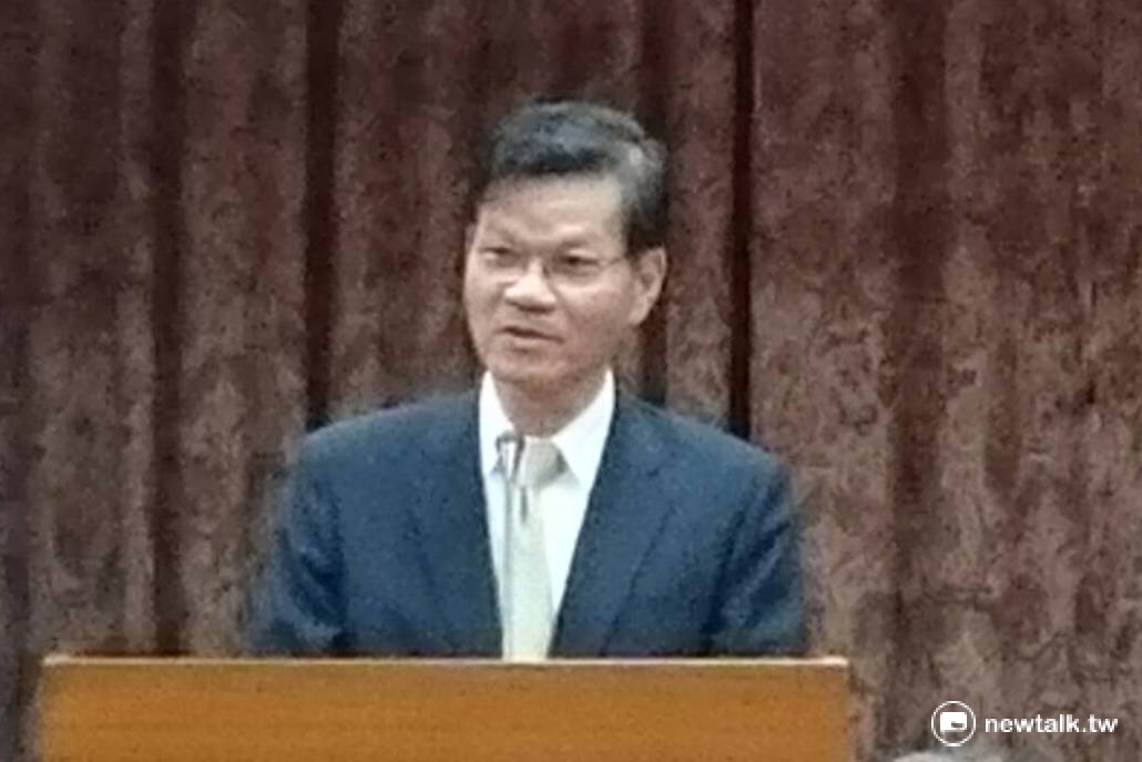 中研院院長翁啟惠27日表示，希望總統趕快遴選下屆院長人選。 圖：林朝億/攝