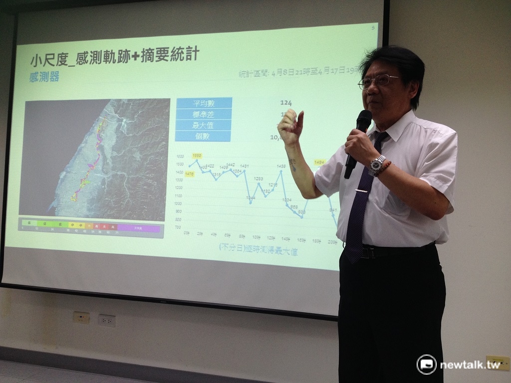 環保署公布今年首度監測大甲媽祖遶境期間的細懸浮微粒PM2.5監測數據，主要是經過宮廟燃燒鞭炮產生的空氣汙染。 圖：周富美/攝