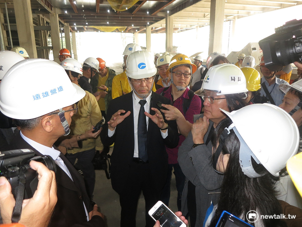 遠雄總經理湯佳峰認為，復工才是正途，盼市府儘速讓其復工。 圖：呂佳峻/攝