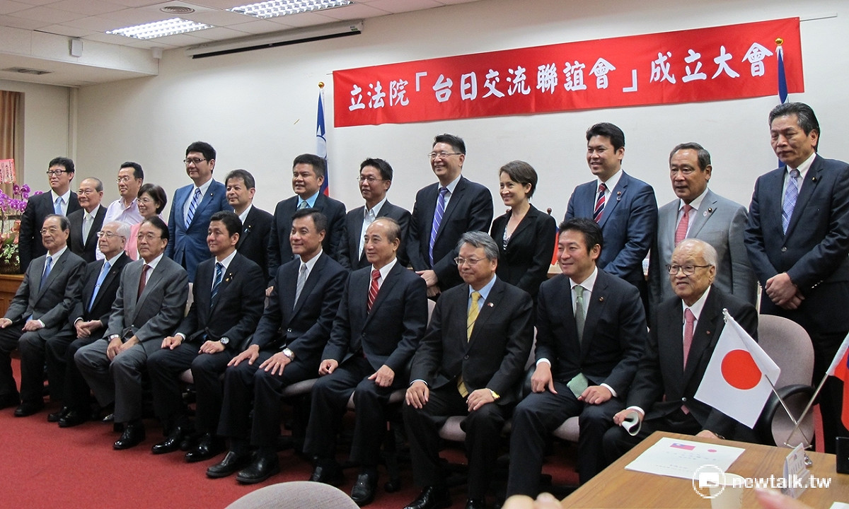 台灣立法院台日交流聯誼會6日舉行成立大會。 圖：林朝億/攝