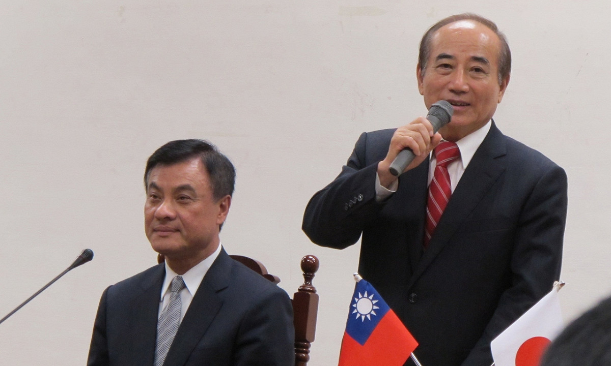前立法院長王金平6日受邀擔立法院台日交流聯誼會榮譽會長。 圖：林朝億/攝
