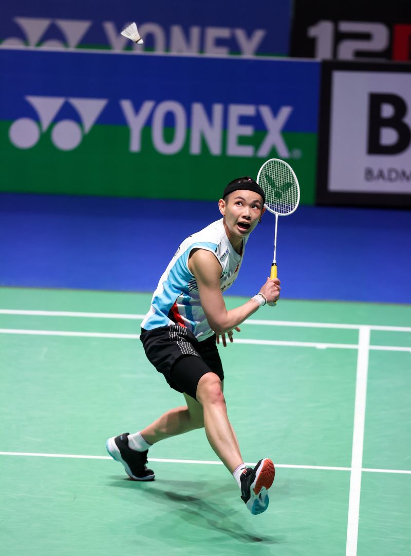 戴資穎反拍美技入選全英賽五大好球。 圖／Badminton photo提供