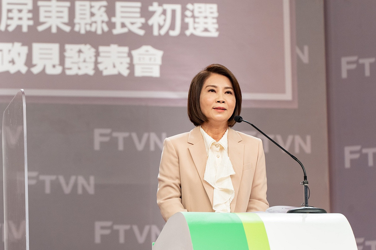 屏東縣長初選，由周春米勝出。 圖：民進黨提供