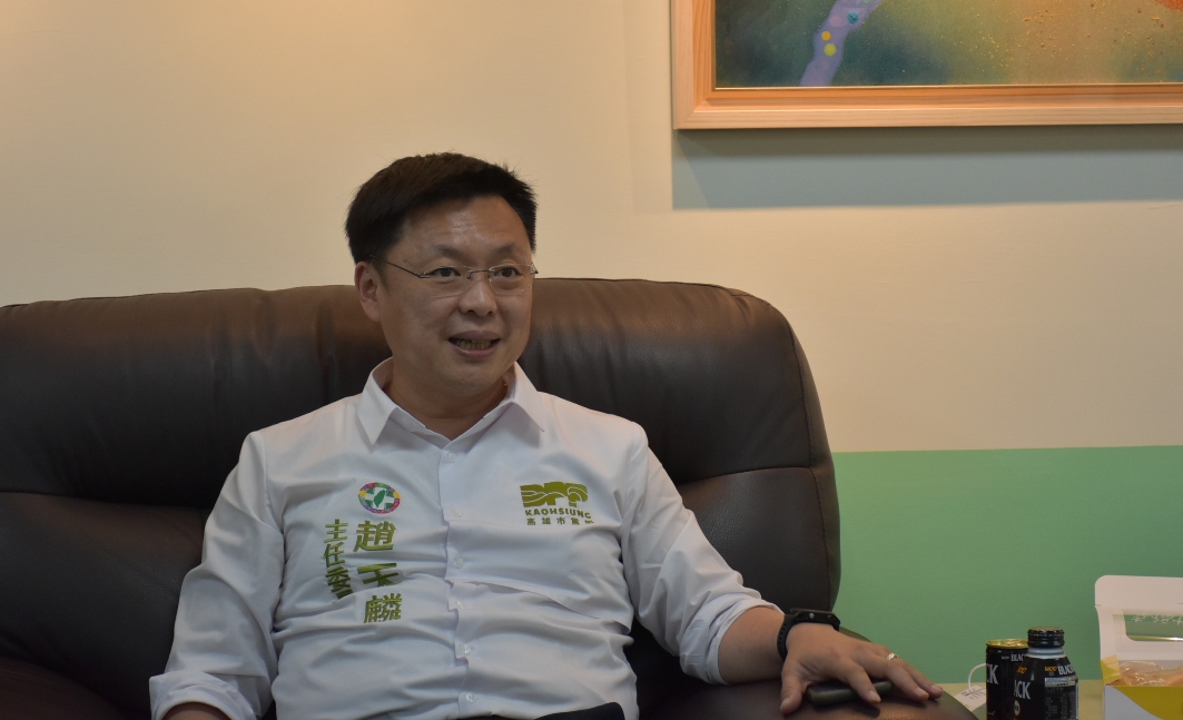 趙天麟對年底高雄市選情樂觀中帶有謹慎。 圖:孫家銘攝