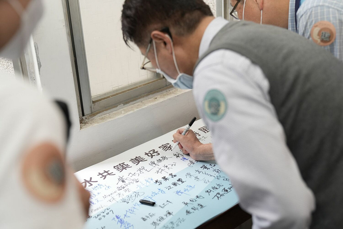 永和樂活基地舉辦「享。『再』一起生活節」，周邊居民踴躍響應共襄盛舉。 圖：新北市城鄉局提供