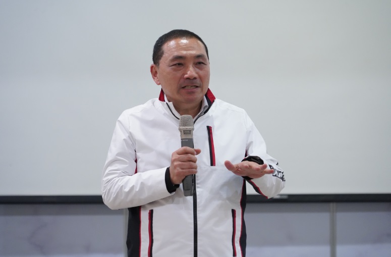 新北市長侯友宜致詞，歡迎企業各界投資新北。 圖：新北市經發局提供
