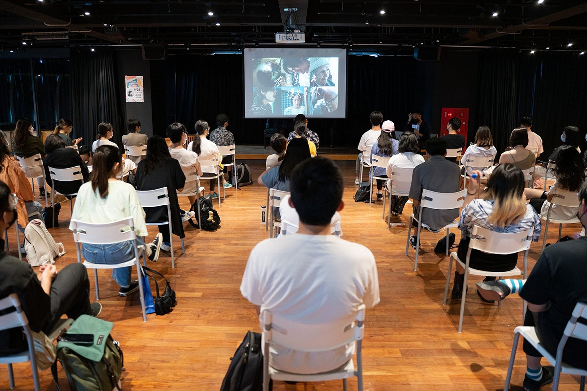 前屆參賽同學參加影像工作坊講座。 圖：新北市新聞局提供