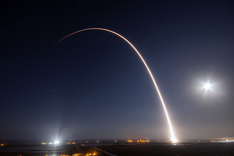 馬斯克表示中俄若想摧毀星鏈衛星，需要大量的反衛星導彈才可能成功，並非簡單的任務。(圖為Space X發射星鏈衛星) 圖：取自Starlink官網
