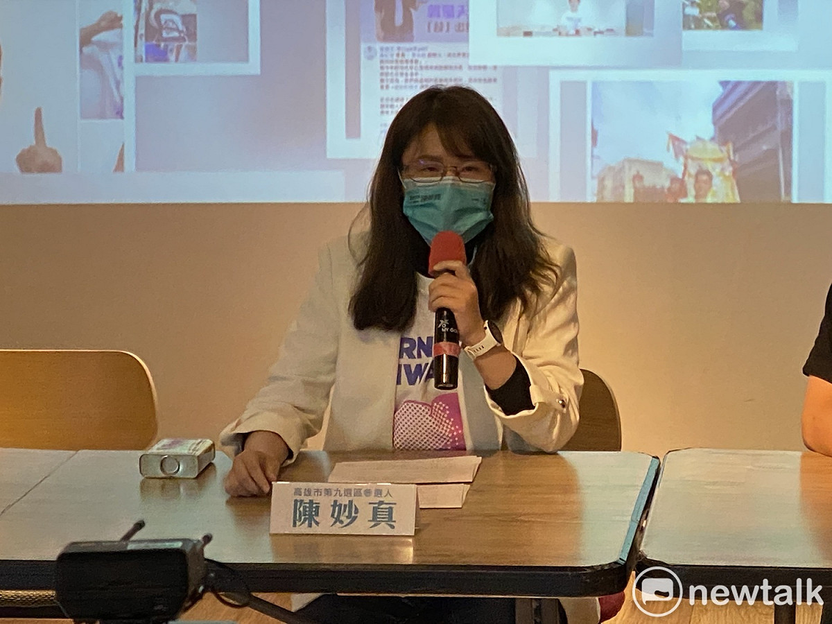 高雄市第議員參選人陳妙真。 圖：周煊惠 / 攝