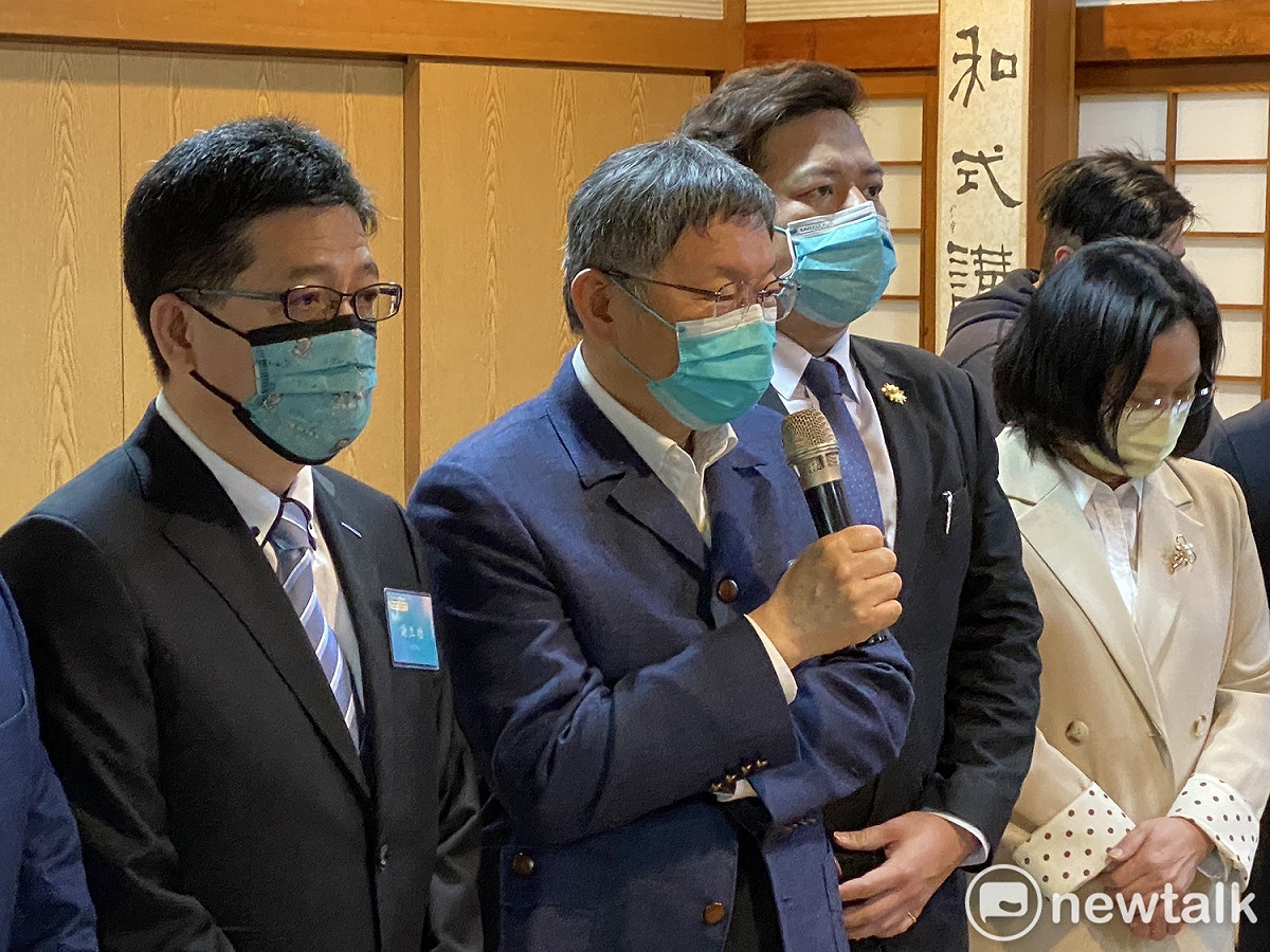 民眾黨主席柯文哲今出席民眾黨國際新春酒會。 圖：周煊惠 / 攝（資料照）