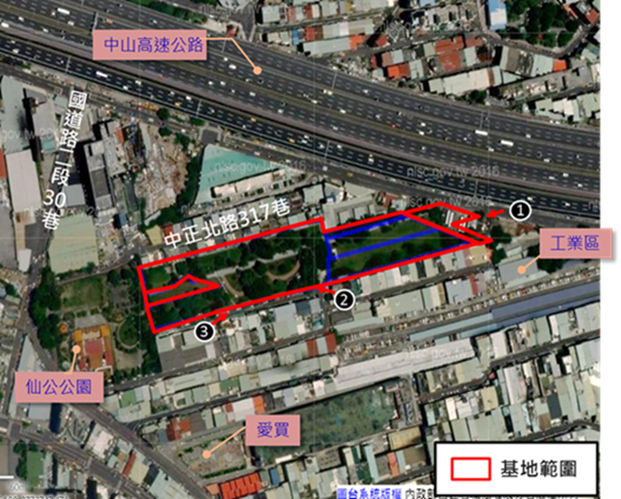 三重永德段社宅基地位置圖。 圖：新北市城鄉局提供